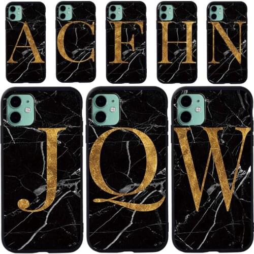 26 Letter Series Mobile Phone Cases for Apple IPhone 11/11 Pro/11 Pro Max/XR/SE 2/ 7 / 8/7 Plus/8 Plus/6 / 6S/6 Plus/6S Plus
