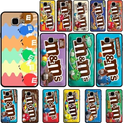 FHNBLJ M&Ms Chocolate Nutella Bottle Phone Cases for Samsung A6 A8 Plus A7 A9 A20 A20S A30 A30S A40 A50 A70
