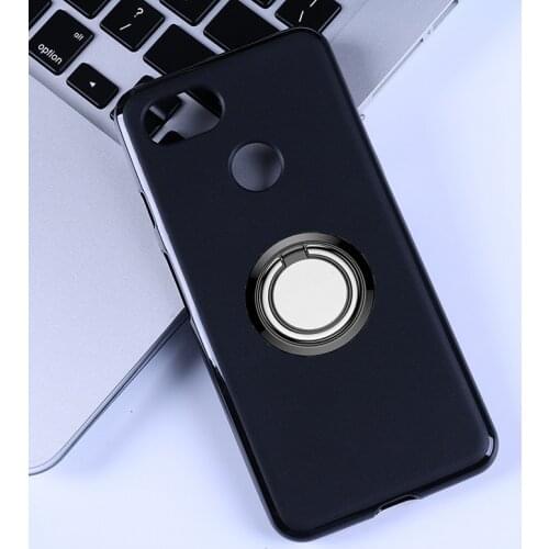 For Google Pixel 3a XL Back Ring Holder Bracket Phone Case Cover Phone TPU Soft Silicone Cases for Google Pixel 4 XL 3 XL 2 xl