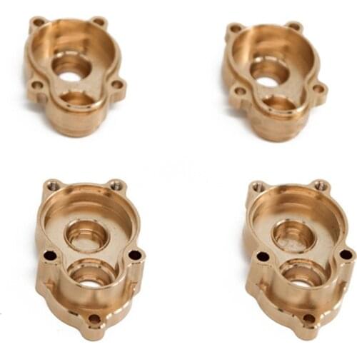 CNC High Quality Brass Front Steering Seat Kit Upgrade Parts for YK 1/8 1/10 Model Climbing Car 4082/4102