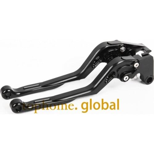 For Yamaha MT07 MT09 2014 2015 2016 2017 2018 CNC Foldable&Extendable Brake Clutch Levers Black Color