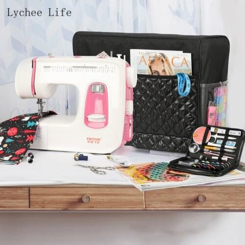 Lychee Life Large Capacity Sewing Machine Storage Bags Multi-functional Portable Travel Home Organizer Sewing Machine Accessory