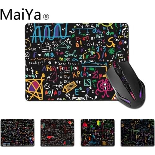 Maiya Top Quality Geometric Math formula Rubber Mouse Durable Desktop Mousepad Top Selling Wholesale Gaming Pad mouse