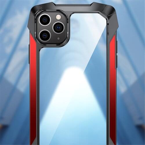 Metal Phone Case Protective Sleeve Airbag Anti-fall Protective Shell Cover With Lanyard for iPhone 12 Series