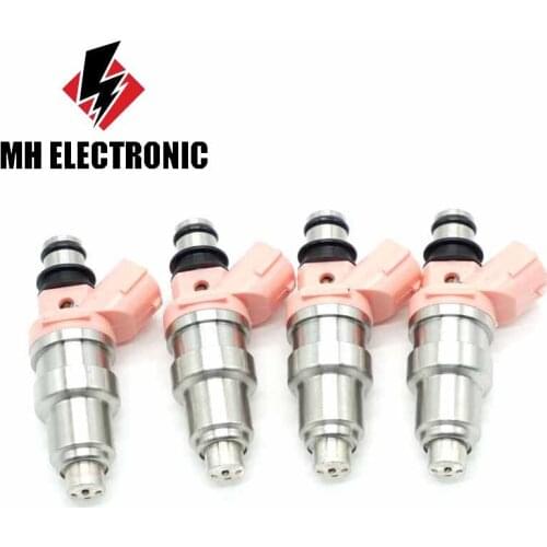 MH Electronic 4PCS/LOT Fuel Injectors 23250-11050 23209-11050 For Toyota Corolla Caldina Sprinter Cynos Tercel Corsa Starlet