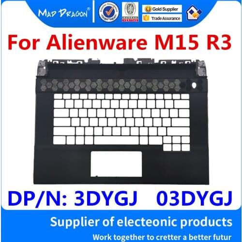 Original New For Dell Alienware 15 M15 R3 Palmrest Keyboard Bezel Upper Case Top Case Chassis Cabinet Housing Shell 3DYGJ 03DYGJ