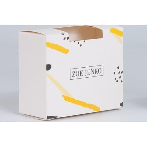 Flat Pack Customized Print Logo Glossy Laminated Paper Boxes,paper packing small cardboard shipping boxes custom logo ---XP1502