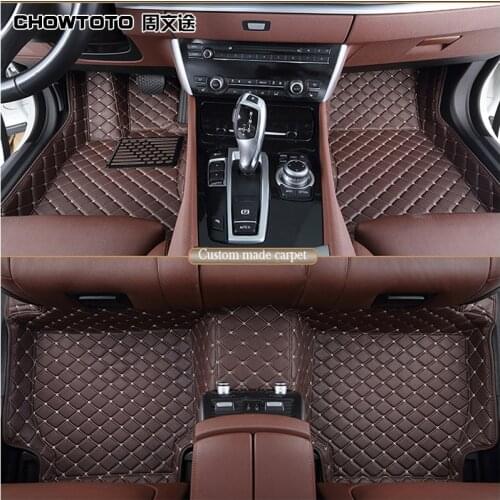 CHOWTOTO AA Custom Special Floor Mats For Cadillac ESCALADE/SRX/XTS/SLS/CTS/ATS Wear-Resisting Durable Carpet Car-Styling