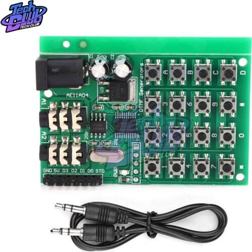 DTMF Generator Encoder Transmitter Module Dialing keyboard MCU control for PC Interphone Mobile Audio Smart Home