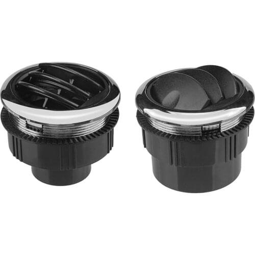 75mm 46mm Air Vent Universal Air Conditioning Outlet with Chrome for RV Bus Air Conditioner Vent Replacement Car Accessories