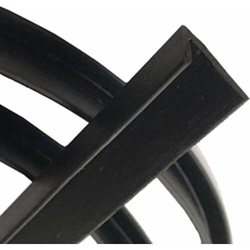 Black Car sealing Strip Auto 3 meter Door Moulding Interior Protective