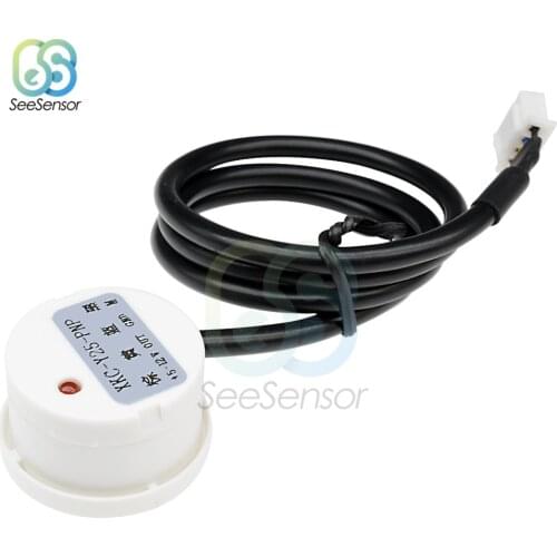 XKC-Y25-V Non-Contact Liquid Level Sensor Switch Detector Outer Adhering Type Level Sensor NPN PNP Rs485 Interface DC 5V-24V