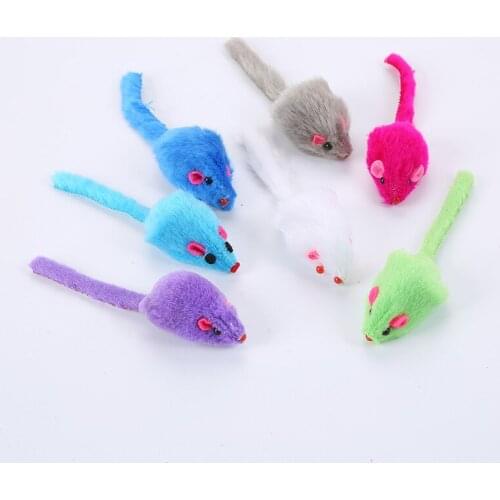 1/3/5 PCS Cat Toy Plush Simulation Mouse Cat Toy Cat Scratch Bite Resistance Interactive Funny Mouse Pet Toys Cat Supplies