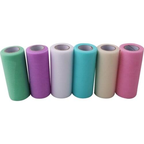 15x900cm Yarn DIY Tulle Roll Spool Apparel Skirt Sewing Fabric Party Gift Crafts Wrap Wedding Decoration Accessory Cloth