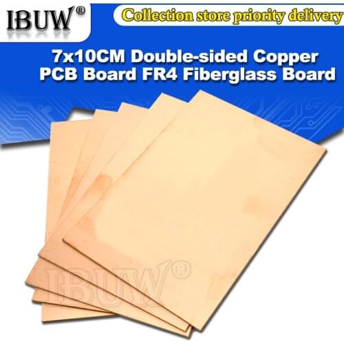 2PCS FR4 PCB 7x10cm 7*10 Single Side Copper Clad plate DIY PCB Kit Laminate Circuit Board