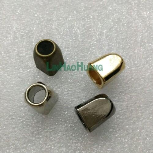 60pcs/lot metal zinc alloy bell stoppers square cord ends lock nickle, black, bronze light gold free shipping 2015101002
