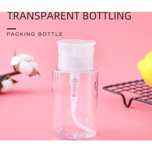 100ml Press Bottle For Grafting Eyelashes With Clean Water Empty Bottle Portable Press Type Makeup Remover Small Bottle