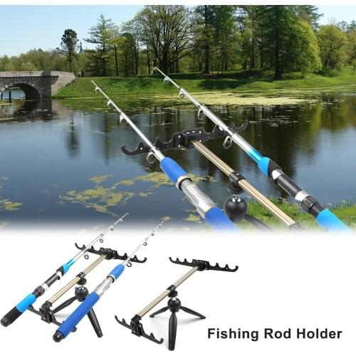 Fishing Rod Holder Aluminum Alloy Fishing Pole Pod Bracket Fishing Rod Stand Fishing Holder for Rod Tackle Fishing Accessory