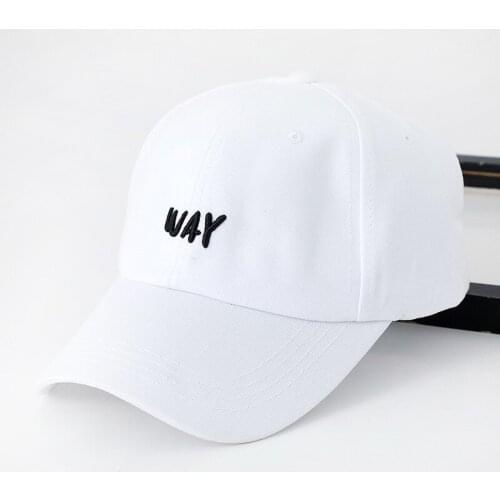Way Embroidery Cotton Casquette Baseball Cap Adjustable Snapback Hats for Men and Women 176