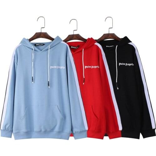 Palm Angels 22SS Tide Brand Mens and Womens Couples Letter Printed Pattern Casual Fashion Hooded sweater