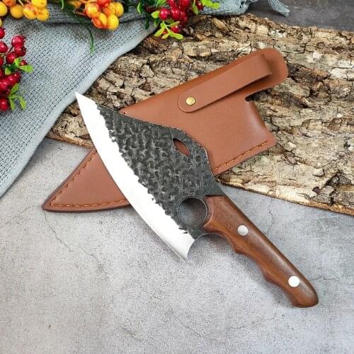 Fish Knife Stainless Steel Chinese Kitchen Knife Butcher Chopping Knife Chef Knife Meat Fish Fruit Vegetable Outdoor Scimitar