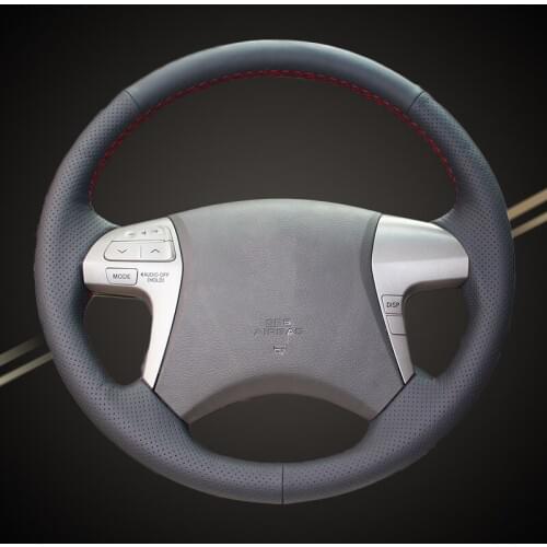 Car Braid On The Steering Wheel Cover for Toyota Highlander 2009-2014 Camry 2007-2011 DIY Auto Braiding Wheel Covers Car-styling