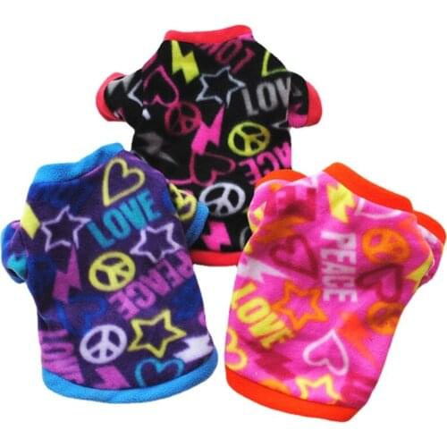 Autumn Winter Pet Dog Clothes For Dogs Coat Fleece Dog Shirt Chihuahua Yorkshire Clothing For Dogs Costume Puppy Cat Clothes Pet