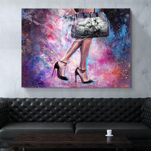 Full Diamond 5D Diamond Painting Kit Street Dollar Graffiti DIY Diamond Mosaic Abstract Art Cross Stitch Home Decoration Gift