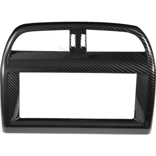 Carbon Fiber Car Interior Navigation Screen Frame Accessories Fit for Jaguar XE F-PACE X761 ABS Material car styling