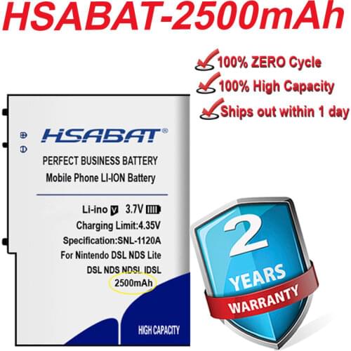 Top Brand 100% New 2200mAh Battery for Nintendo DSL for NDS Lite for DSL NDS DSLNDS in stock