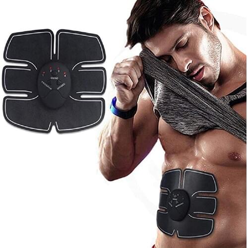 Abdominal Muscle Trainer Electronic Abdominal Fitness Accessories Wireless Electric Muscle Stimulator Massager Equipment