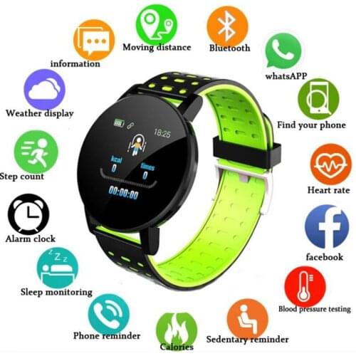 SmartWatch High-definition Touch-Screen Smart Bracelet Men Women Blood Pressure Heart Rate Bluetooth Fashion For Android IOS