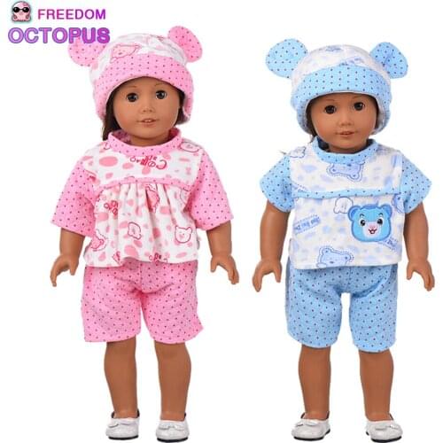 Doll Talk Lovely Baby New Born Doll Clothes Accessories Fit 18 Inch 43cm American RUssia DIY Dolls Winter Clothes For Doll