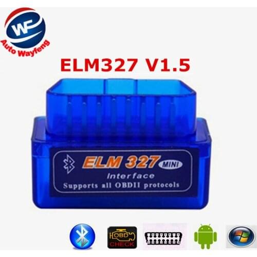 2016 ELM 327 V 1.5 BT adapter Works On Android Torque Elm327 Bluetooth V1.5 Interface OBD2 / OBD II Auto Car Diagnostic-Scanner
