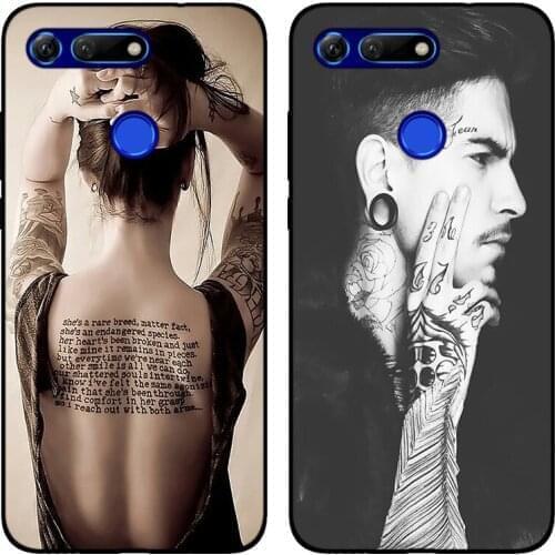 Phone case For Huawei Honor V20 Case V 20 beauty guy Silicone Soft TPU shell HonorV20 Back Coque PCT-AL10 protective Cover cases