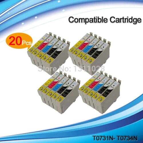 INK WAY 20PCS 73N Compatible inkjet cartridge for TX300F TX550W TX510FN TX600 TX100 TX101 TX110 TX111 TX121 TX200 etc