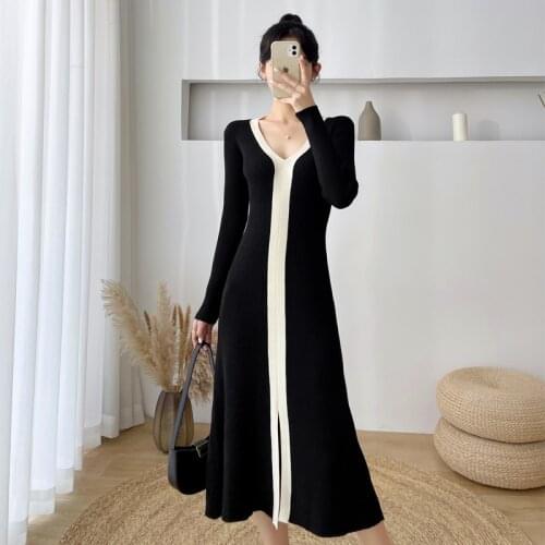 Модные платья-трапеции DFRCAEG China At AliExpress