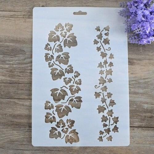 DIY Vine Flower Shape Embossing Stencil Mold for Cake Chocolate Making Baking Supplies RE