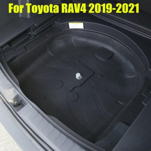 For Toyota RAV4 2019 2020 5th Spare Tire Box Sound Insulation Cotton Trunk Heat Insulation Foam Flame Retardant Noise Reduction