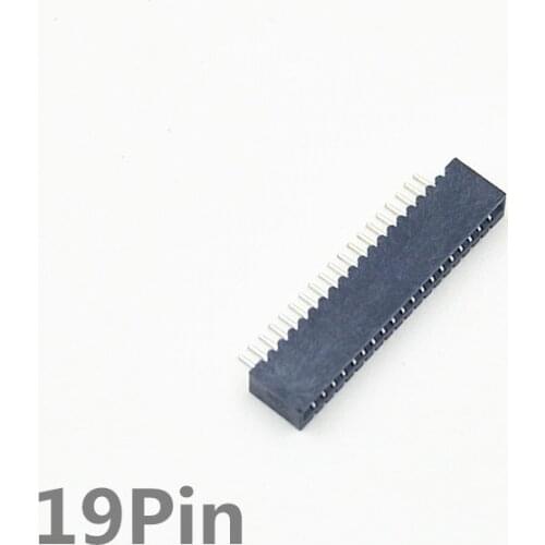 50pcs For Playstation 2 PS2 Flexible Ribbon Cable Conductive Film Socket Connector 18pin 19pin Block