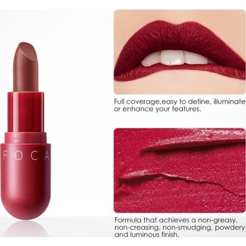 Lip makeup Matte Lipstick Waterproof Long Lasting Women New Make Up Lips Sexy Red Brown Velvet Lipstick maquiagem