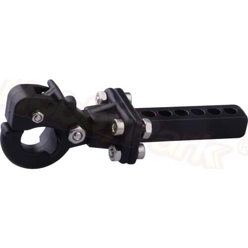 Hobbypark Metal Scale Trailer Hitch Tow Hook Drop Hitch Receiver for 1/10 RC Crawler Traxxas TRX4 Axial SCX10 Rear Bumper Parts