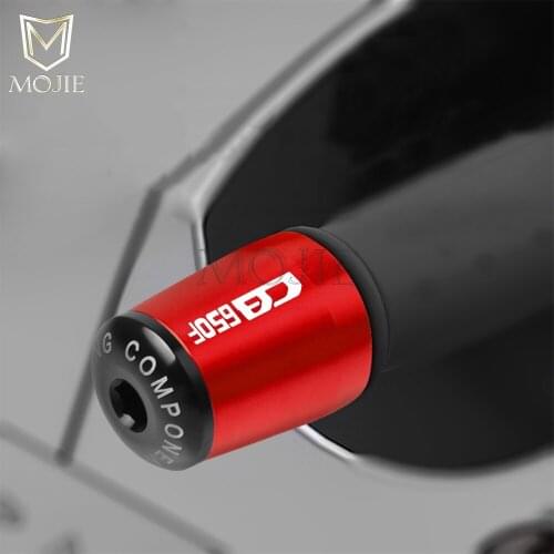 Motorcycle Accessories 7/8" 22MM Handlebar Hand Grips Handle Bar End Cap For Honda CB650F CB 650 CB650 F 650F 2014-2016 2015