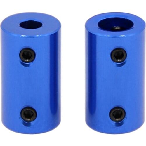 2PCS D14L25 Aluminum Alloy Couplings Bore 5/6/6.35/7/8 mm Blue Flexible Shaft Coupler 3D Printers Stepper Motor Part