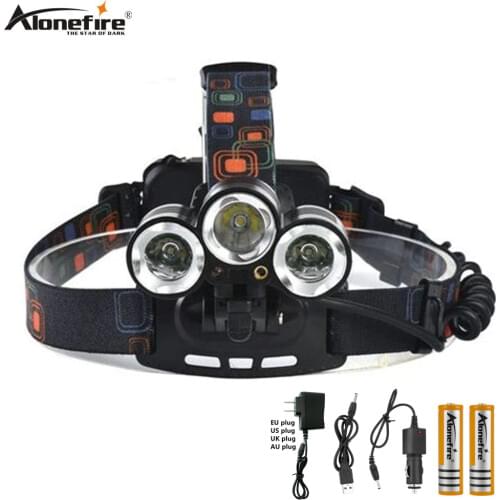 AloneFire HP92 8000Lm lanern xml t6 headlamp led headlight cree head lamp frontal torch
