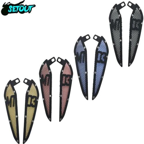 For YAMAHA MT03 2020 MT-03 20' MT 03 2020 motorcycle fuel tank decoration cover fuel tank air intake mesh decoration