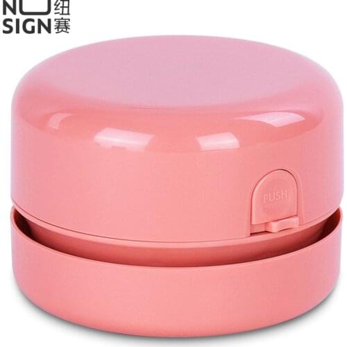 Deli Nusign Portable Desktop Cleaner Mini Desk Vacuum Cleaner Strong cleanup Clean comfortable for School Office home NS198