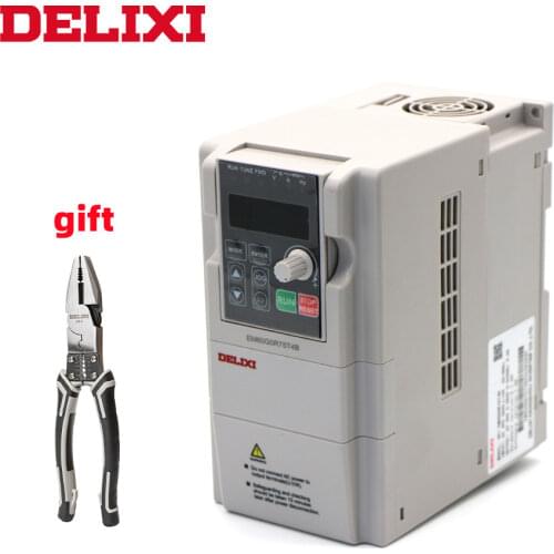 DELIXI frequency inverter AC 380V 15kw three phase output Adjustable Speed 50HZ 60HZ VFD frequency converter for motor speed