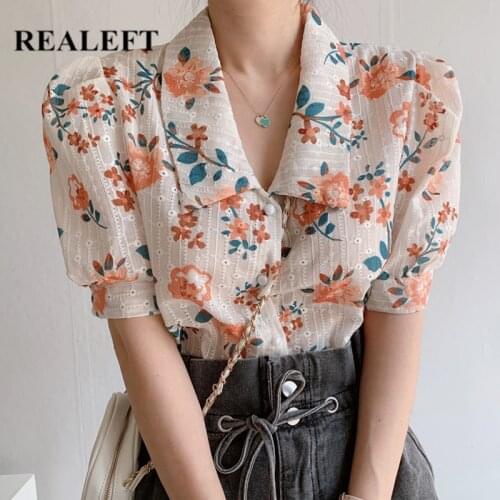 Блузки с вышивкой REALEFT China At AliExpress