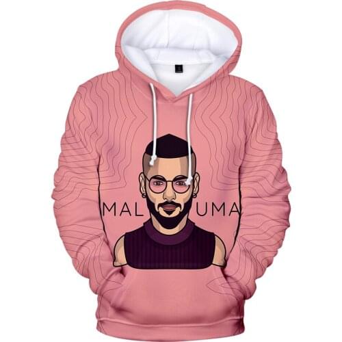 Trendy Classic Creative Maluma 3D Hoodies Sweatshirts Men/Women Young People Long Sleeve Hoodie Casual Sweatshirt Pullovers